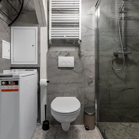 Апартаменты Niebiesko-bialy Apartament Познань