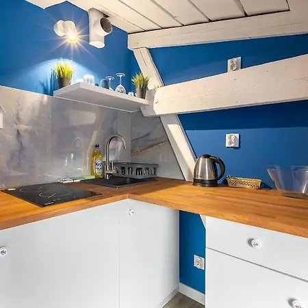 Апартаменты Niebiesko-bialy Apartament